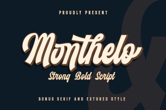 Monthelo Font - Featured Image