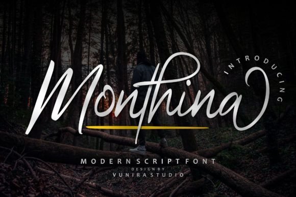 Monthina Font - Featured Image