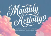 Monthly Activity Font - Featured Image