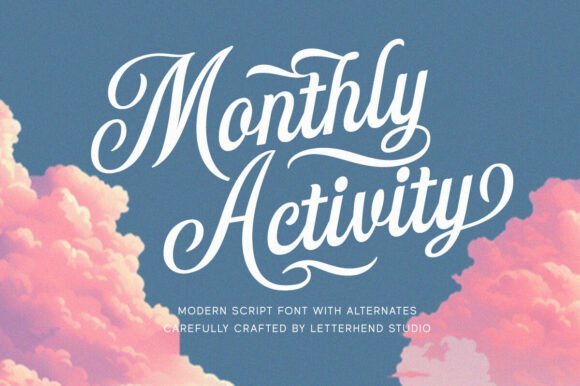 Monthly Activity Font - Featured Image