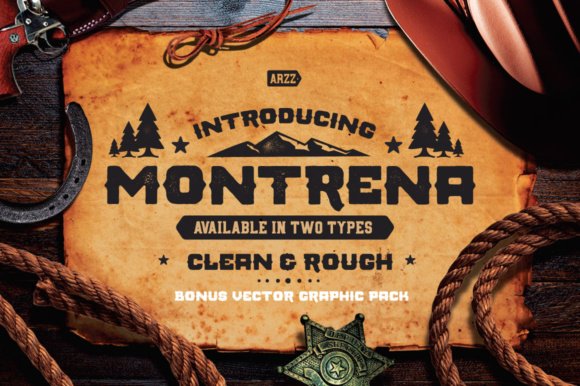 Montrena Font - Featured Image