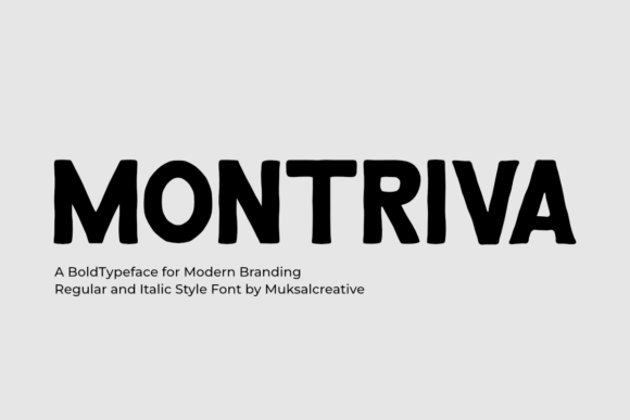 Montriva Font - Featured Image