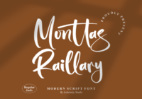 Monttas Raillary Font - Featured Image