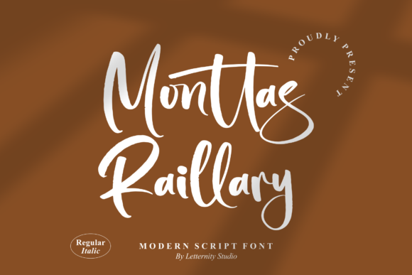 Monttas Raillary Font - Featured Image