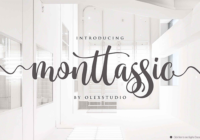 Monttassic Script Font - Featured Image