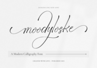 Moodyloske Font - Featured Image