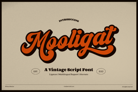 Mooligat Font - Featured Image