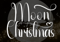 Moon Christmas Font - Featured Image