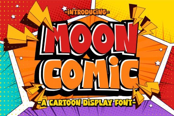 Moon Comic Font - Featured Image