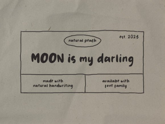 Moon Darling Font - Featured Image