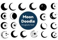 Moon Doodle Font - Featured Image