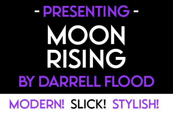 Moon Rising Font - Featured Image
