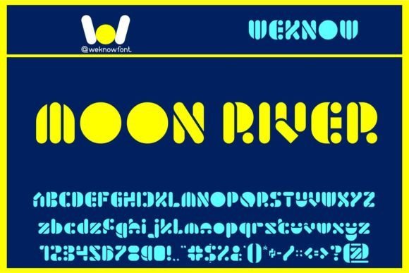 Moon River Font - Featured Image