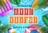 Moon Surfer Font - Featured Image
