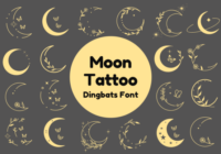 Moon Tattoo Font - Featured Image