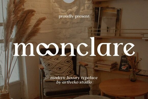 Moonclare Font - Featured Image