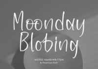 Moonday Blobing Font - Featured Image