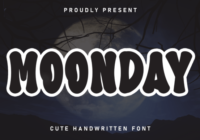 Moonday Font - Featured Image
