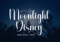 Moonlight Disney Font - Featured Image