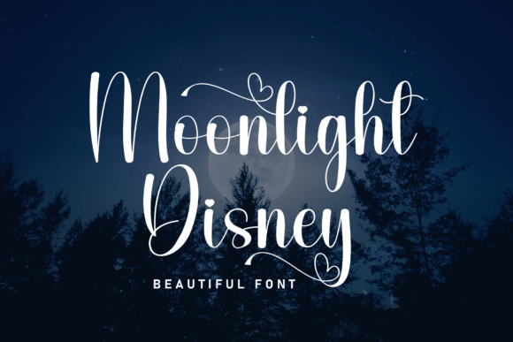 Moonlight Disney Font - Featured Image