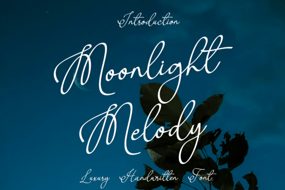 Moonlight Melody Font - Featured Image