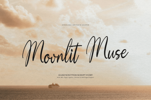 Moonlit Muse Font - Featured Image