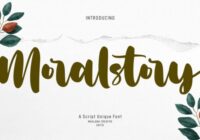 Moralstory Font - Featured Image