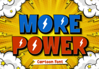 More Power Font - Featured Image
