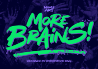 Morebrainsregular Font - Featured Image