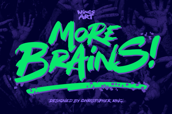 Morebrainsregular Font - Featured Image