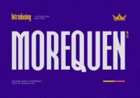 Morequen Font - Featured Image