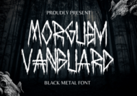 Morguem Vanguard Font - Featured Image