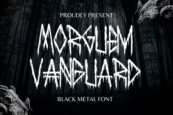 Morguem Vanguard Font - Featured Image