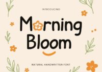 Morning Bloom Font - Featured Image