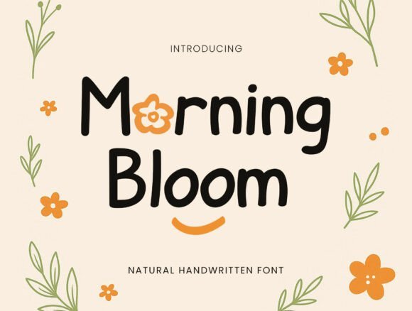 Morning Bloom Font - Featured Image