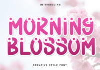 Morning Blossom Font - Featured Image