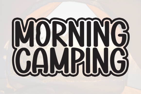 Morning Camping Font - Featured Image