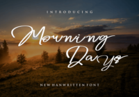 Morning Days Font - Featured Image