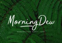 Morning Dew Font - Featured Image