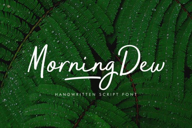 Morning Dew Font - Featured Image