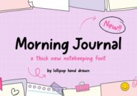 Morning Journal Font - Featured Image