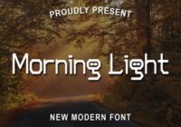 Morning Light Font - Featured Image