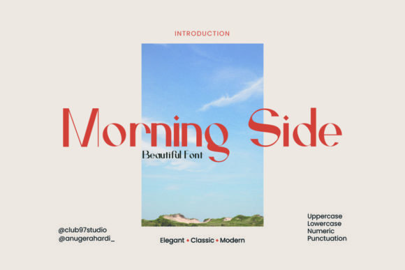 Morning Side Font - Featured Image