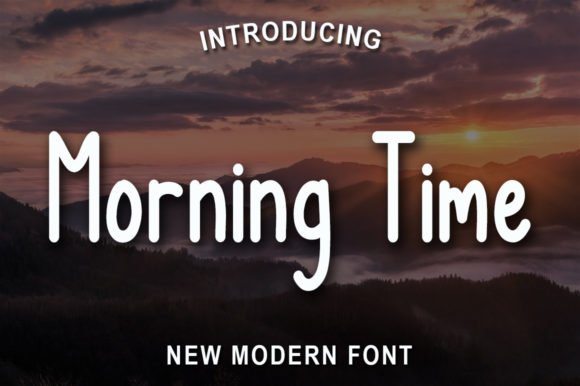 Morning Time Font - Featured Image
