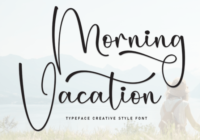Morning Vacation Font - Featured Image