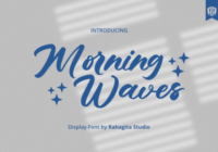Morning Waves Font - Featured Image