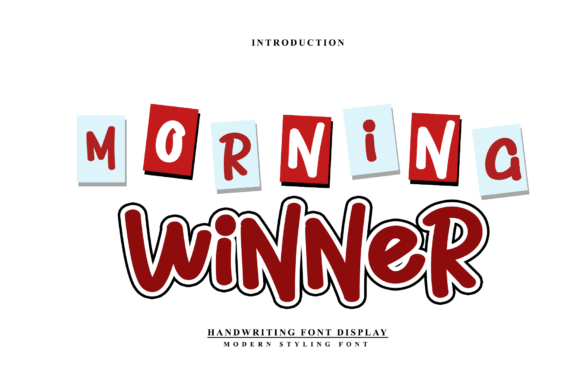 Morning Winner Font - Featured Image