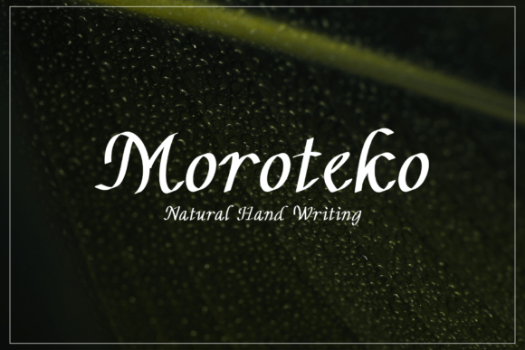 Moroteko Font - Featured Image