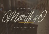 Morttesi  Font - Featured Image