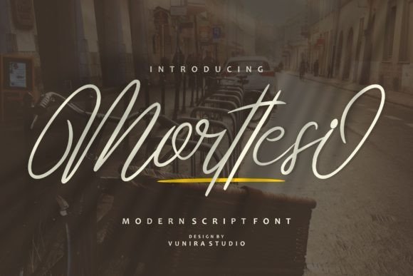 Morttesi  Font - Featured Image